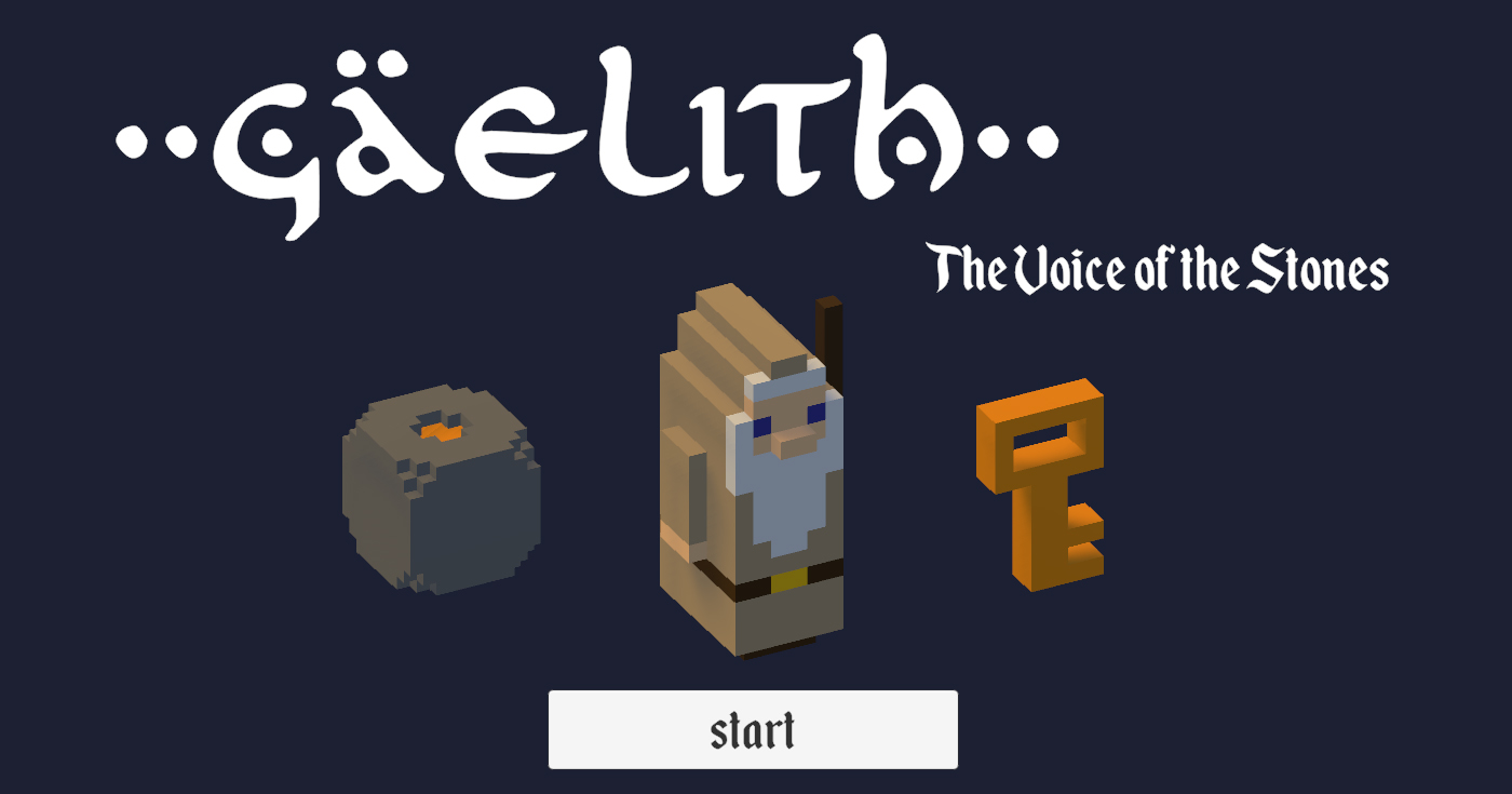 "Gäelith. The Voice of the Stones" game header