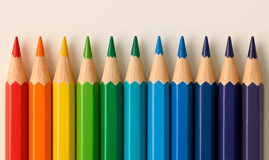 Coloured pencils