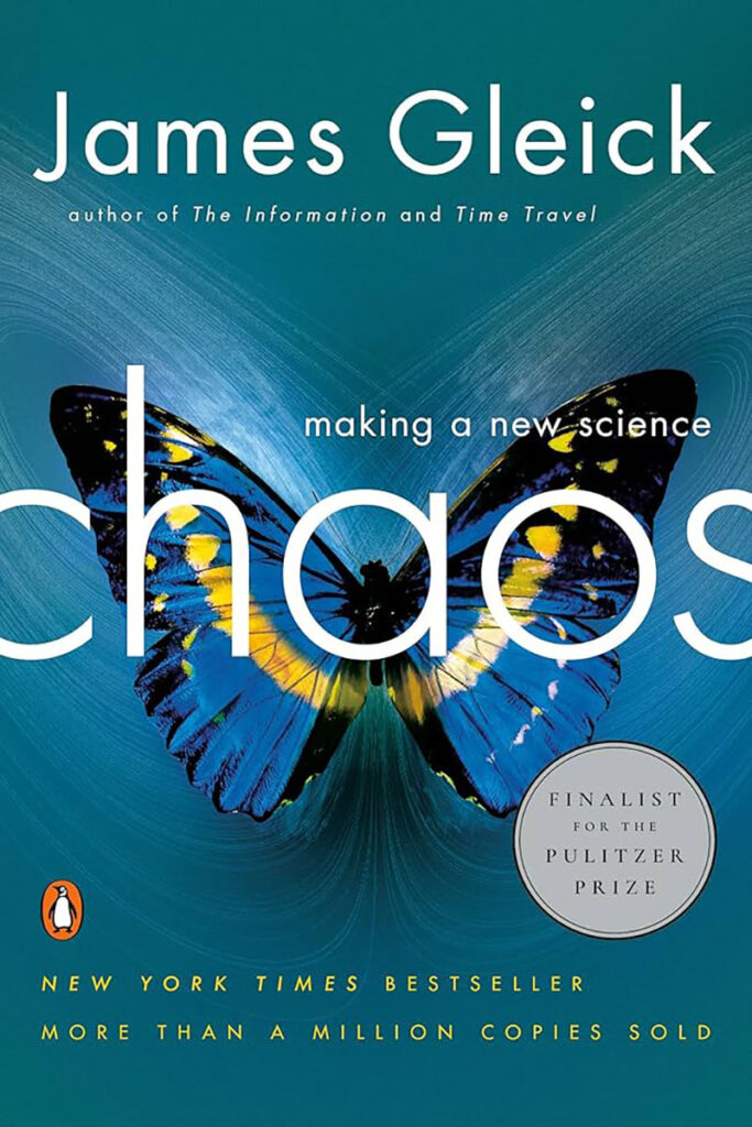 Book cover "Chaos. Making a New Science", James Gleick